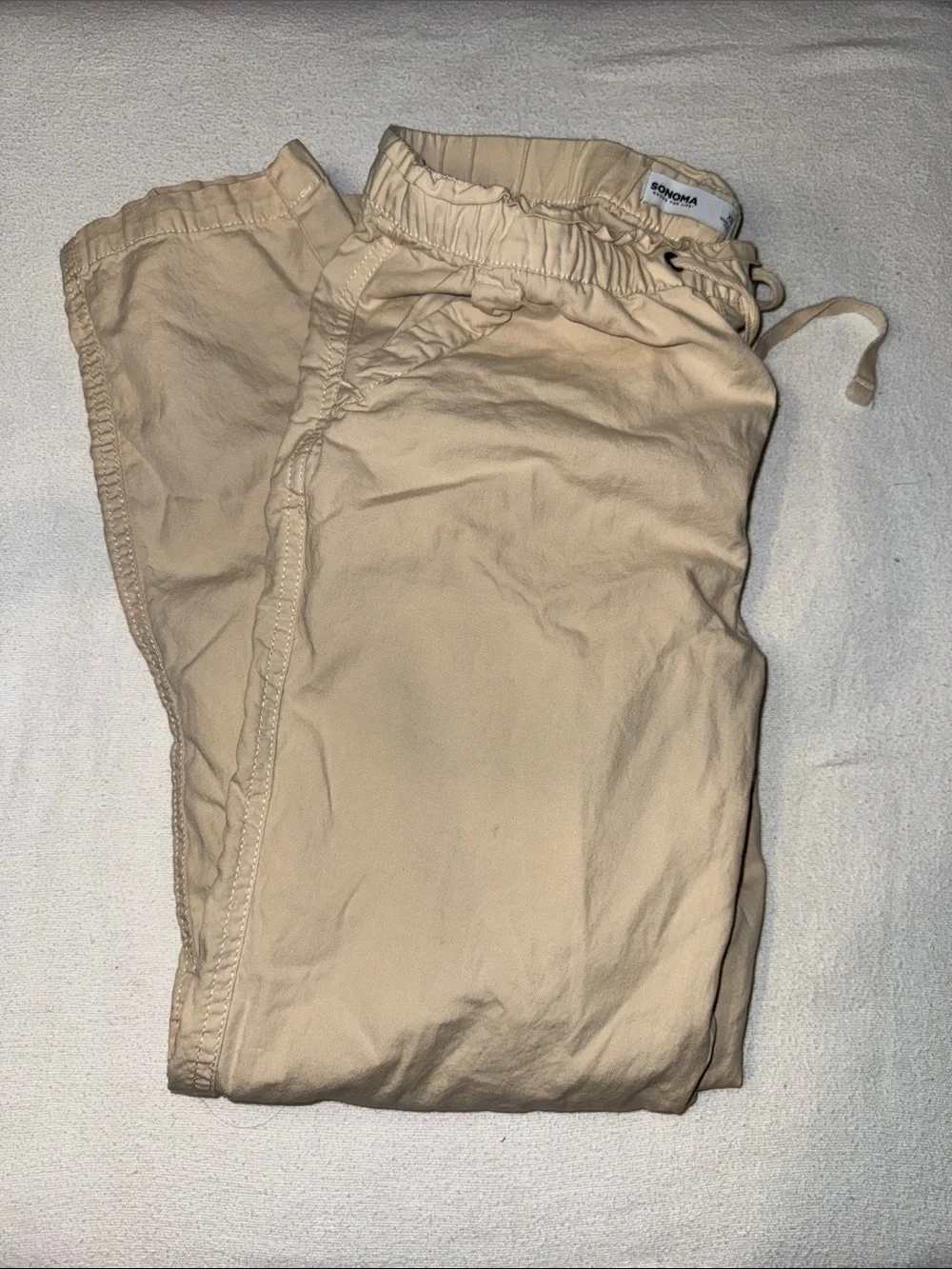Sonoma Women’s Drawstring Chinos in Tan